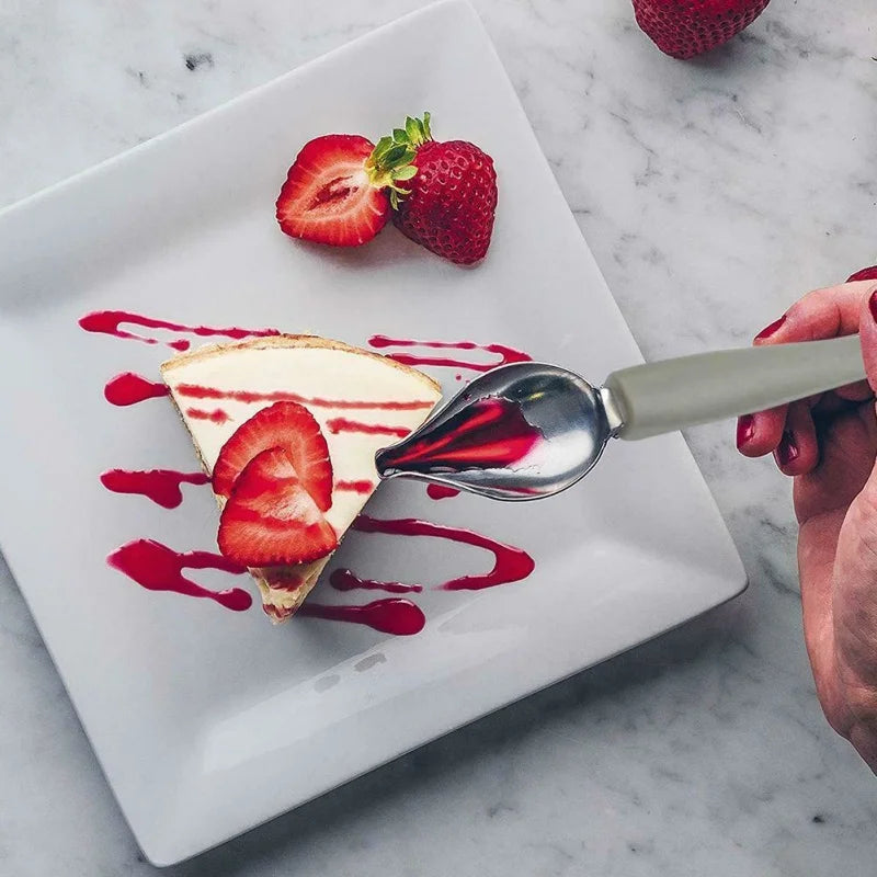 Creative 1pc Deco Decorating Spoon For Cakes/Colors-Gray/Silver