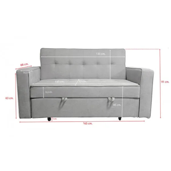 No-EN-Name-Null Modern Upholstered Crystal Light Gray Fabric Wood Frame Spain Salon Sofas