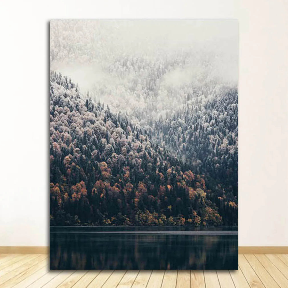 Unframed Waterproof Ink Canvas Decorative Landscape Nature Prints/Colors-Animal/Green/Floral