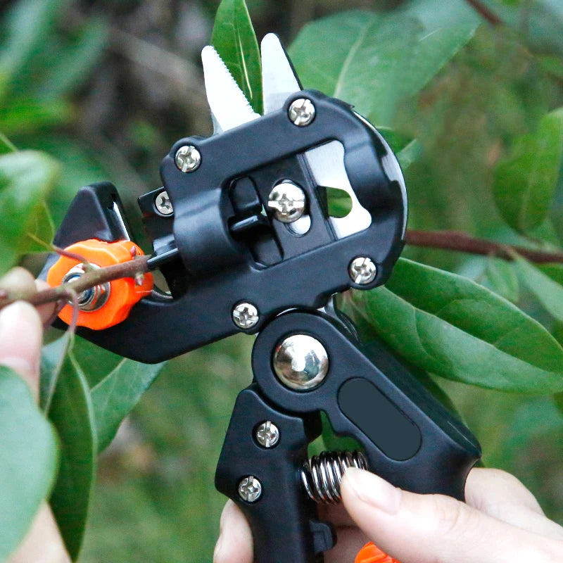 DTBD Garden Grafting Tool Suit Farming Pruning Shears Scissor Fruit Tree Vaccination Secateurs Pruning Garden Tool and Tape