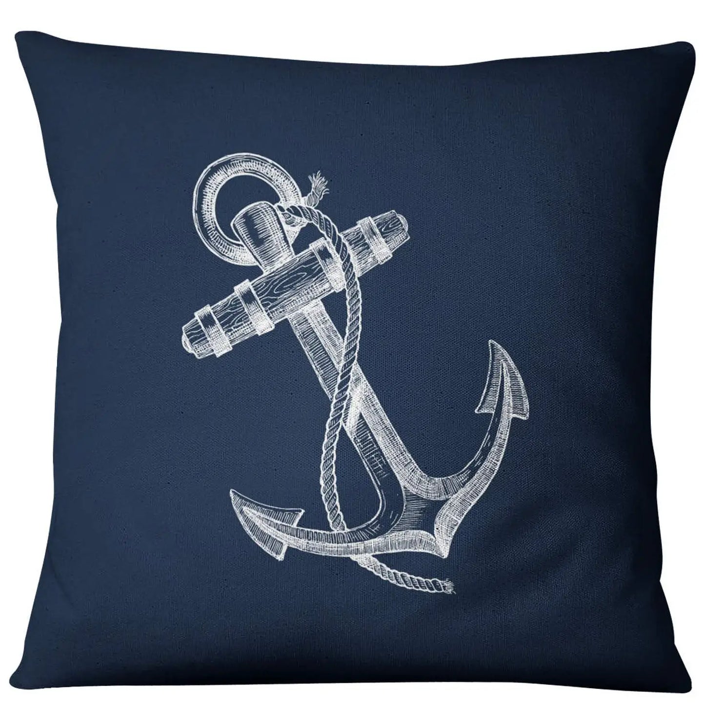 Blue Shell Starfish Linen / Cotton Throw Pillow Cover /Colors-Blue/Red/Animal