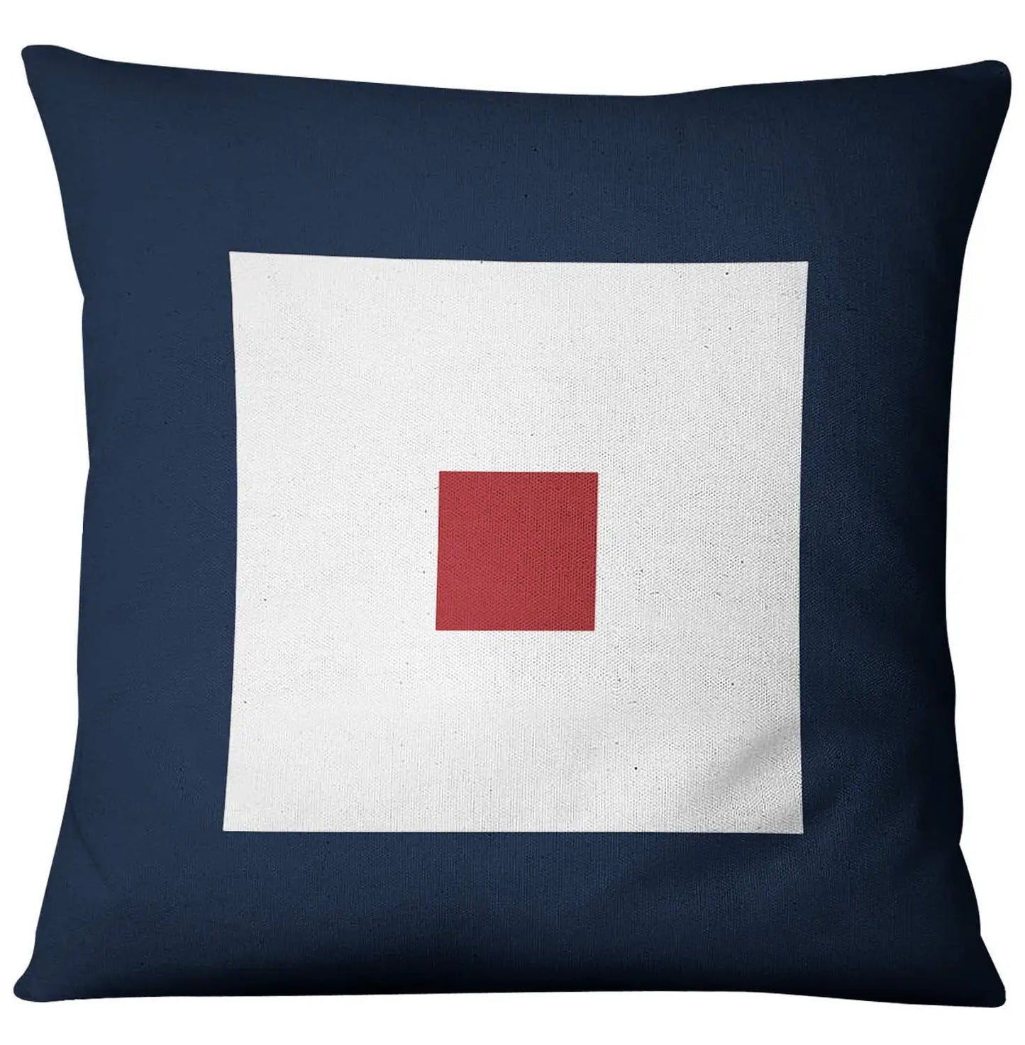 Blue Shell Starfish Linen / Cotton Throw Pillow Cover /Colors-Blue/Red/Animal