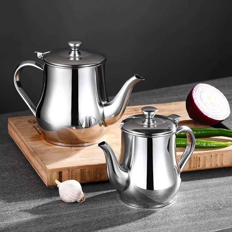 Stainless Steel Silver Vinegar /Oil Bottle Pourers