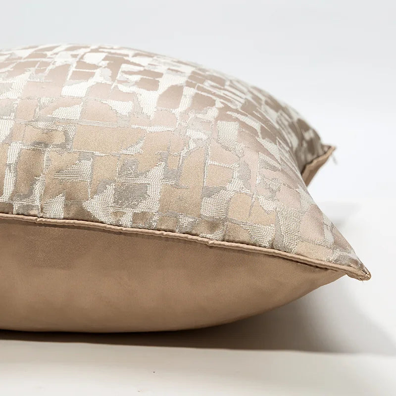 Fashion Lattice 100% Polyester Cushion Cover/Colors-Geometric/Plaid/Sizes 30x50 45x45cm 50 High-grade Jacquard Pillowcases/ S
