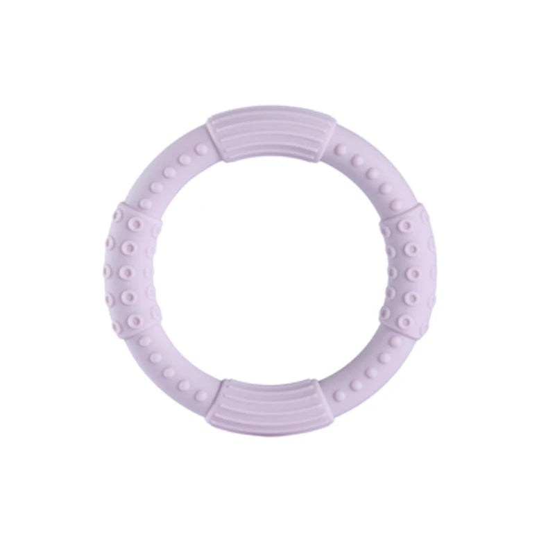Baby's Silicone Teething Ring Bracelet/Ages: 1-2 Years Old/Color-Red/Green/Pink/Yellow/Orange/Gray/Multicolor