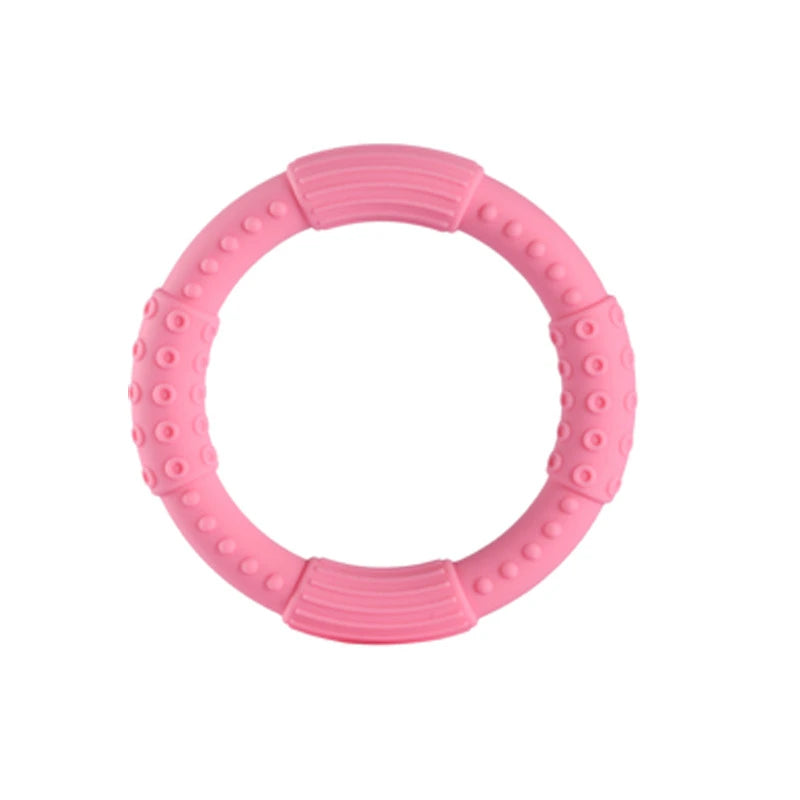 Baby's Silicone Teething Ring Bracelet/Ages: 1-2 Years Old/Color-Red/Green/Pink/Yellow/Orange/Gray/Multicolor