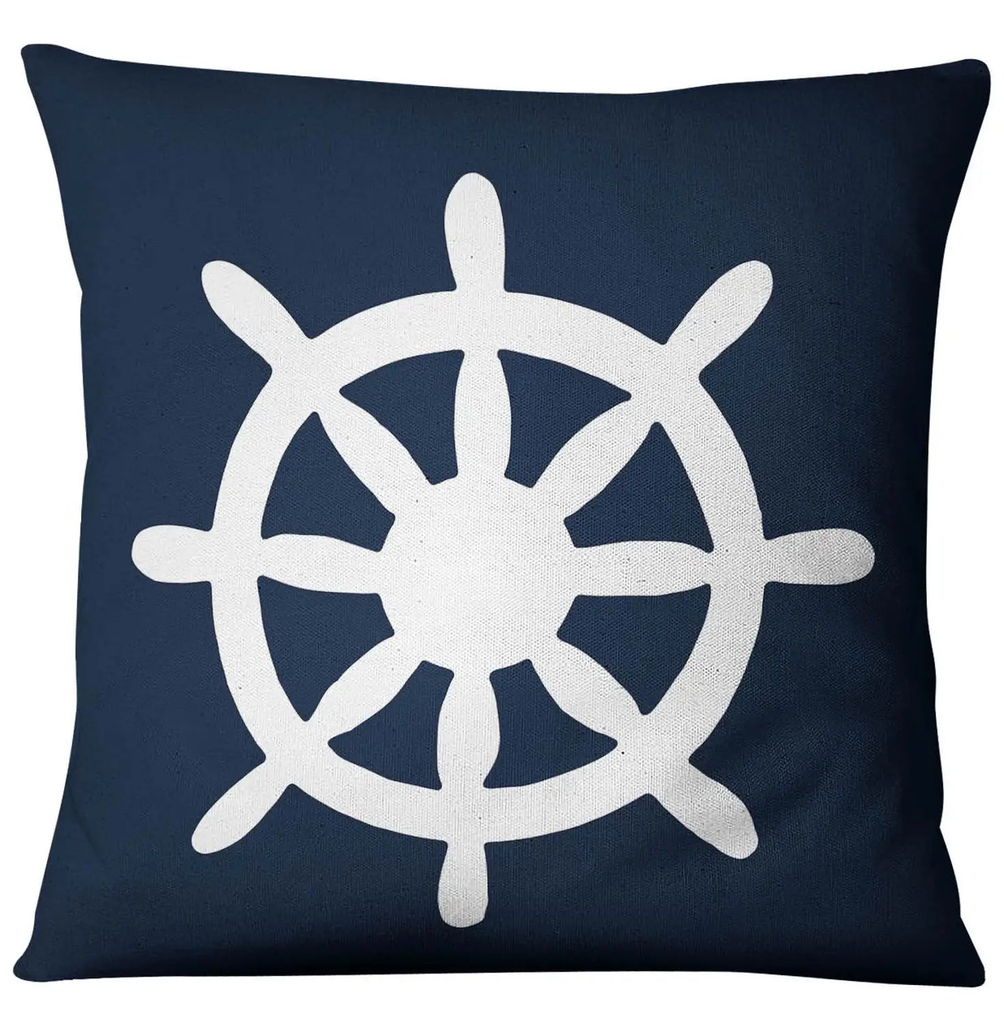 Blue Shell Starfish Linen / Cotton Throw Pillow Cover /Colors-Blue/Red/Animal