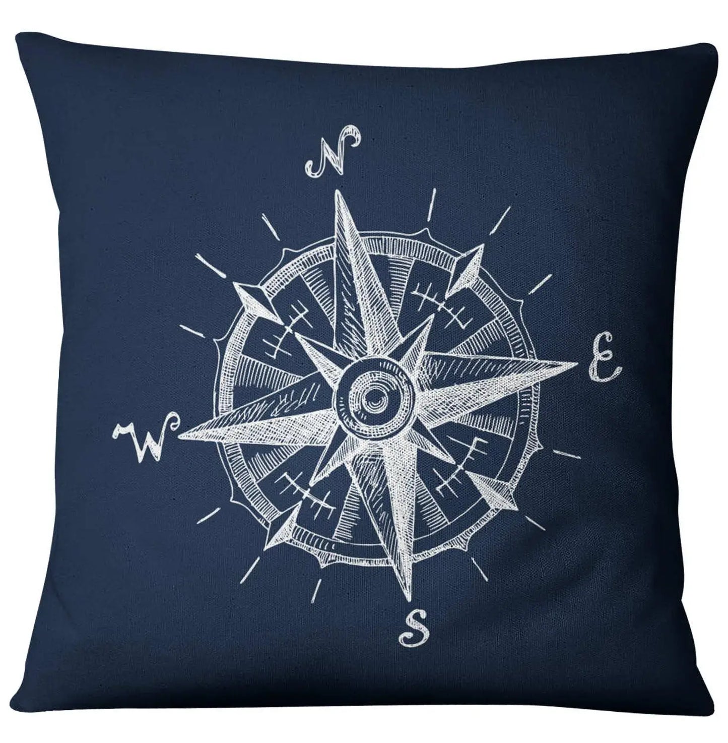 Blue Shell Starfish Linen / Cotton Throw Pillow Cover /Colors-Blue/Red/Animal
