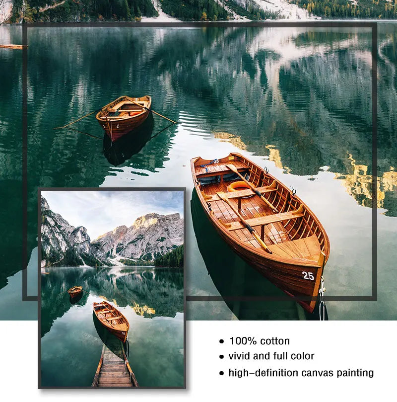 Unframed Waterproof Ink Canvas Decorative Landscape Nature Prints/Colors-Animal/Green/Floral
