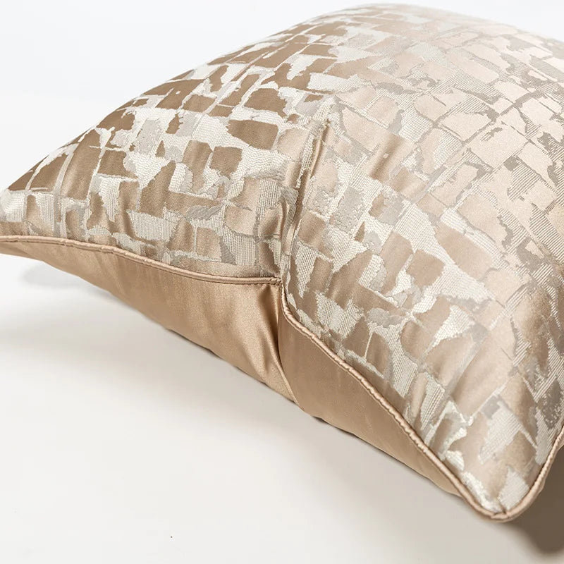 Fashion Lattice 100% Polyester Cushion Cover/Colors-Geometric/Plaid/Sizes 30x50 45x45cm 50 High-grade Jacquard Pillowcases/ S