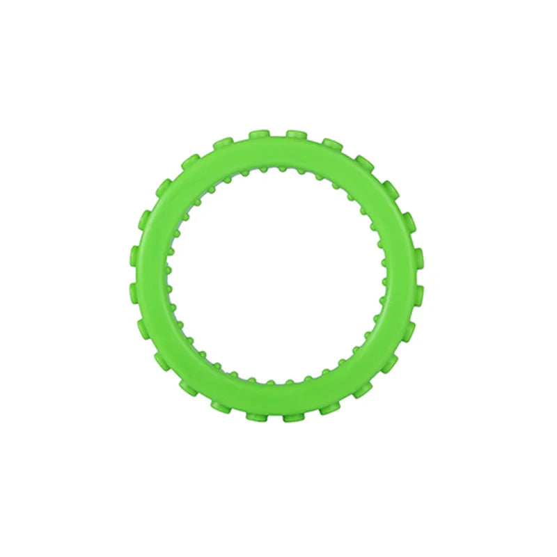 Baby's Silicone Teething Ring Bracelet/Ages: 1-2 Years Old/Color-Red/Green/Pink/Yellow/Orange/Gray/Multicolor