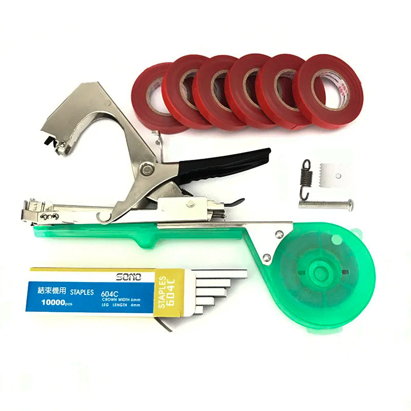 Top Gardening Tools Set Multifunctional Fruit tape Machine garden tools Plant Tying Tapetool Tapener Packing Vegetable's stem