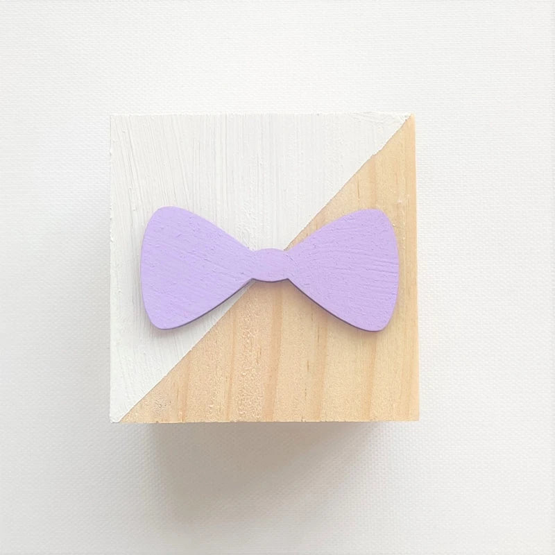 Unisex Room Decoration Customized Square Nature Wood Blocks With A Hearts-Swan-Crown-Popsicles-Ice Cream Cones-Gold Eyelashes Blocks/Colors-White/Pink/Purple/Gray/Gold
