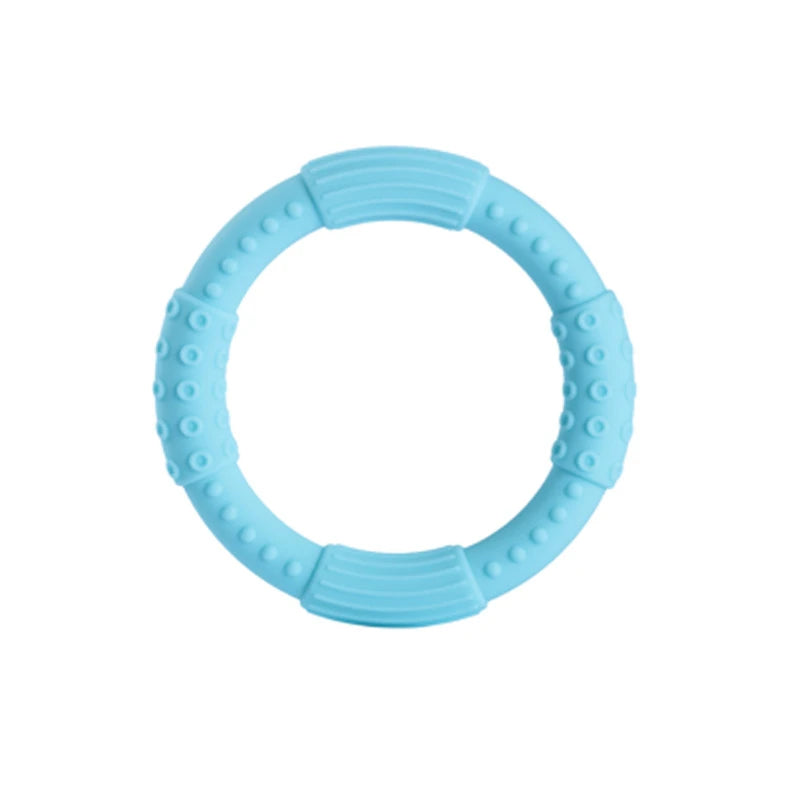 Baby's Silicone Teething Ring Bracelet/Ages: 1-2 Years Old/Color-Red/Green/Pink/Yellow/Orange/Gray/Multicolor