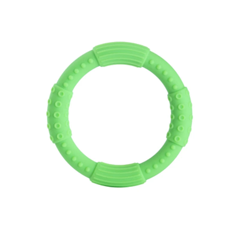 Baby's Silicone Teething Ring Bracelet/Ages: 1-2 Years Old/Color-Red/Green/Pink/Yellow/Orange/Gray/Multicolor