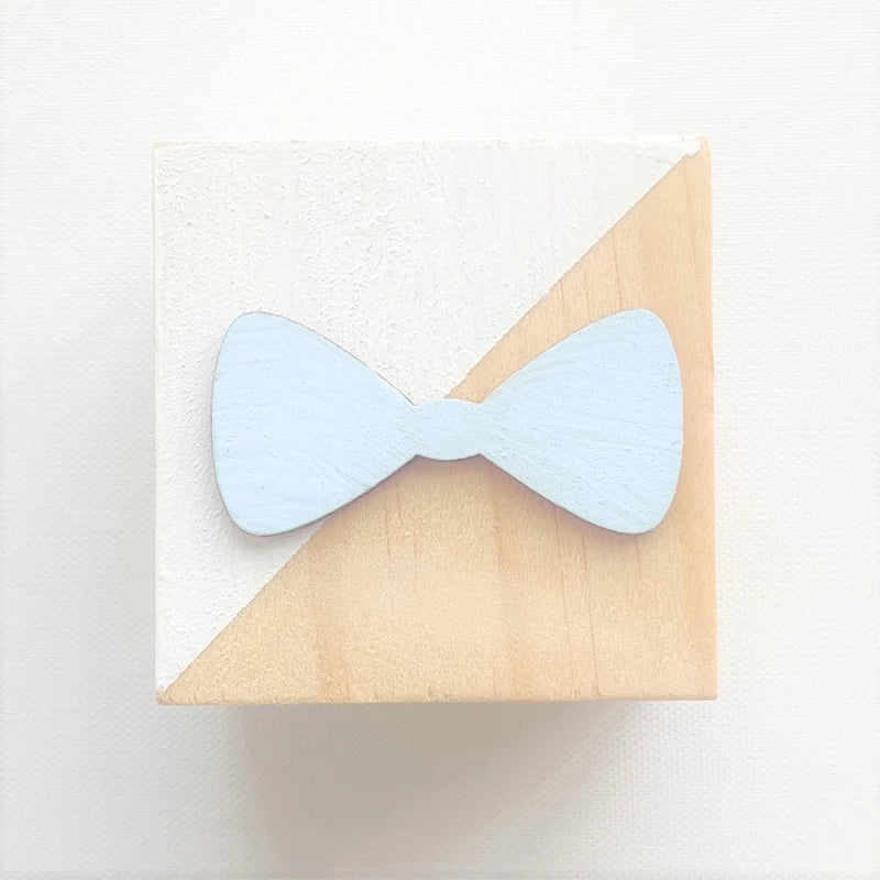 Unisex Room Decoration Customized Square Nature Wood Blocks With A Hearts-Swan-Crown-Popsicles-Ice Cream Cones-Gold Eyelashes Blocks/Colors-White/Pink/Purple/Gray/Gold