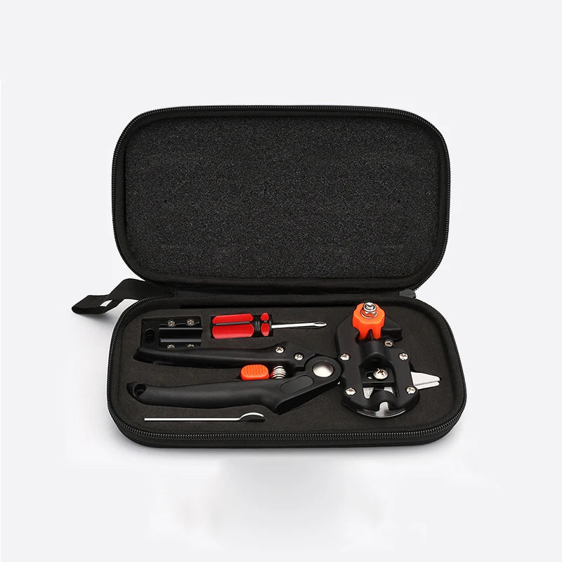 DTBD Garden Grafting Tool Suit Farming Pruning Shears Scissor Fruit Tree Vaccination Secateurs Pruning Garden Tool and Tape