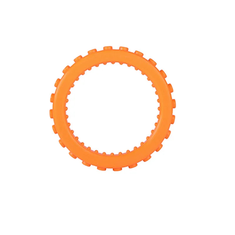 Baby's Silicone Teething Ring Bracelet/Ages: 1-2 Years Old/Color-Red/Green/Pink/Yellow/Orange/Gray/Multicolor
