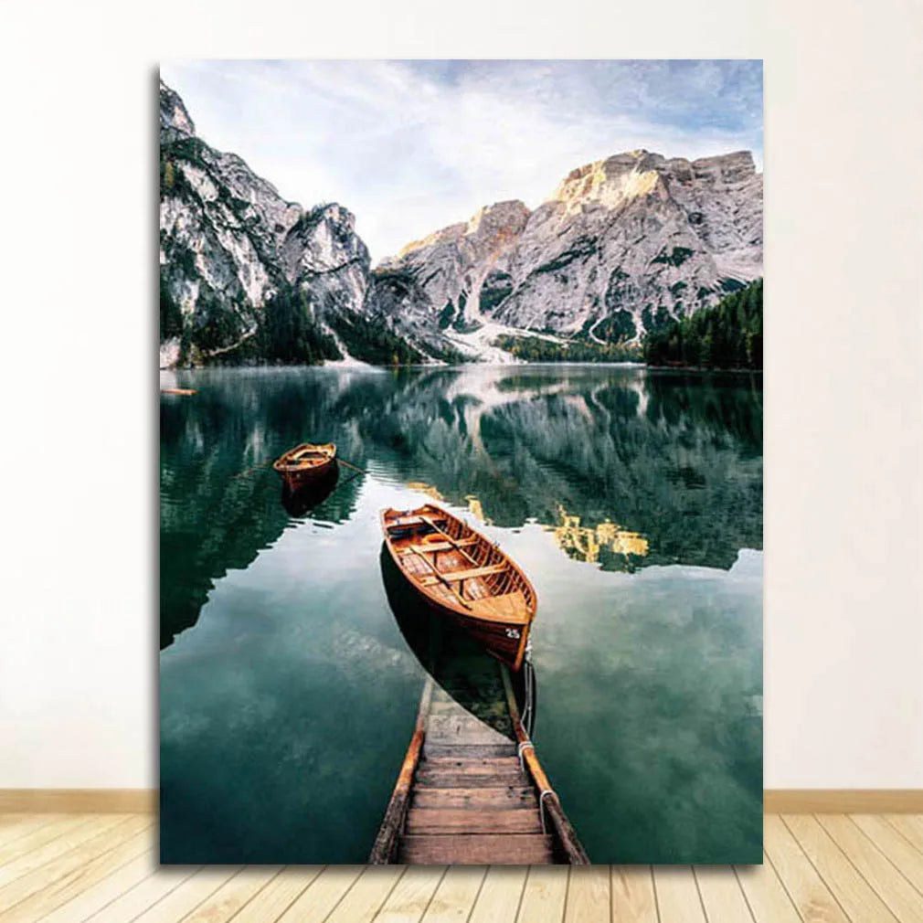 Unframed Waterproof Ink Canvas Decorative Landscape Nature Prints/Colors-Animal/Green/Floral