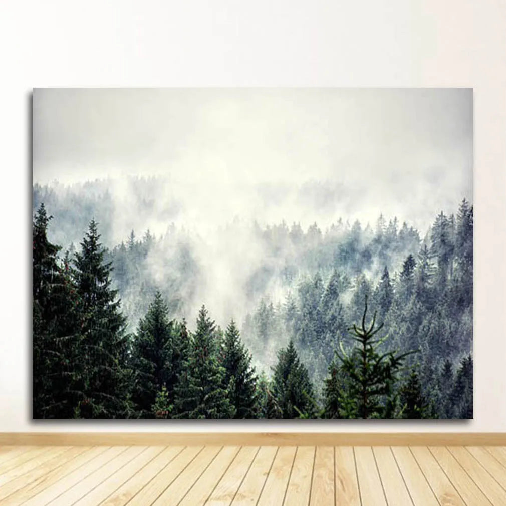 Unframed Waterproof Ink Canvas Decorative Landscape Nature Prints/Colors-Animal/Green/Floral