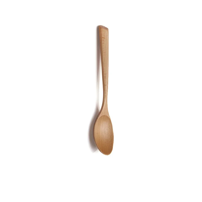 Handmade Japanese Beech Wood Chopsticks Spoon , Fork Set with Gift Pocket