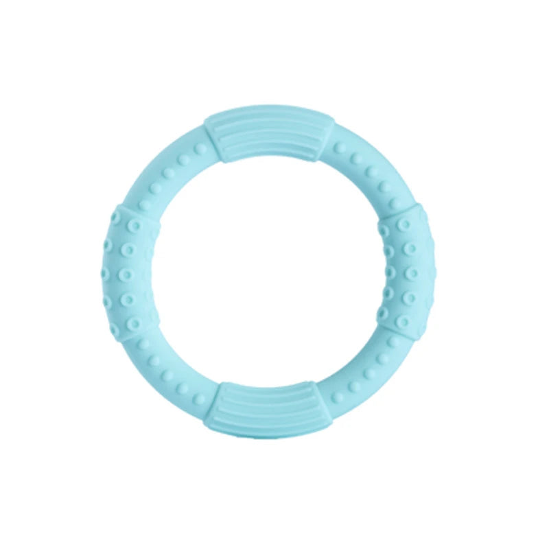 Baby's Silicone Teething Ring Bracelet/Ages: 1-2 Years Old/Color-Red/Green/Pink/Yellow/Orange/Gray/Multicolor