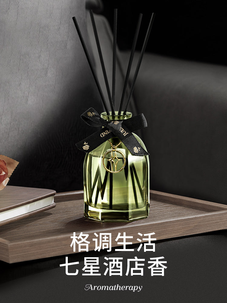 Firmenich Plant Aromatherapy Fragrances Natural Plant Extracts Chanel-Dior-Armani Raw Spices Reed Diffuser Round Bottles/Colors-Green/Black/Gold