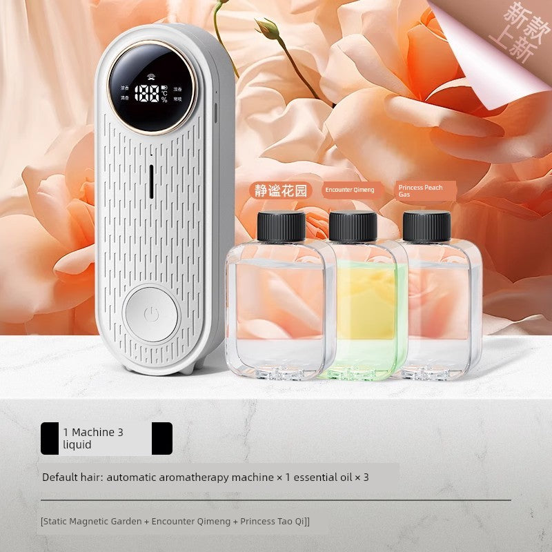 MIJIA 6 Different Plant Extracts Fragrances Fruit-Flowers-Spices Automatic Timing Long-Lasting Small Air Fresheners Aroma Diffusers/Colors-White/Purple/Clear/Gold/Geometric/Multicolor
