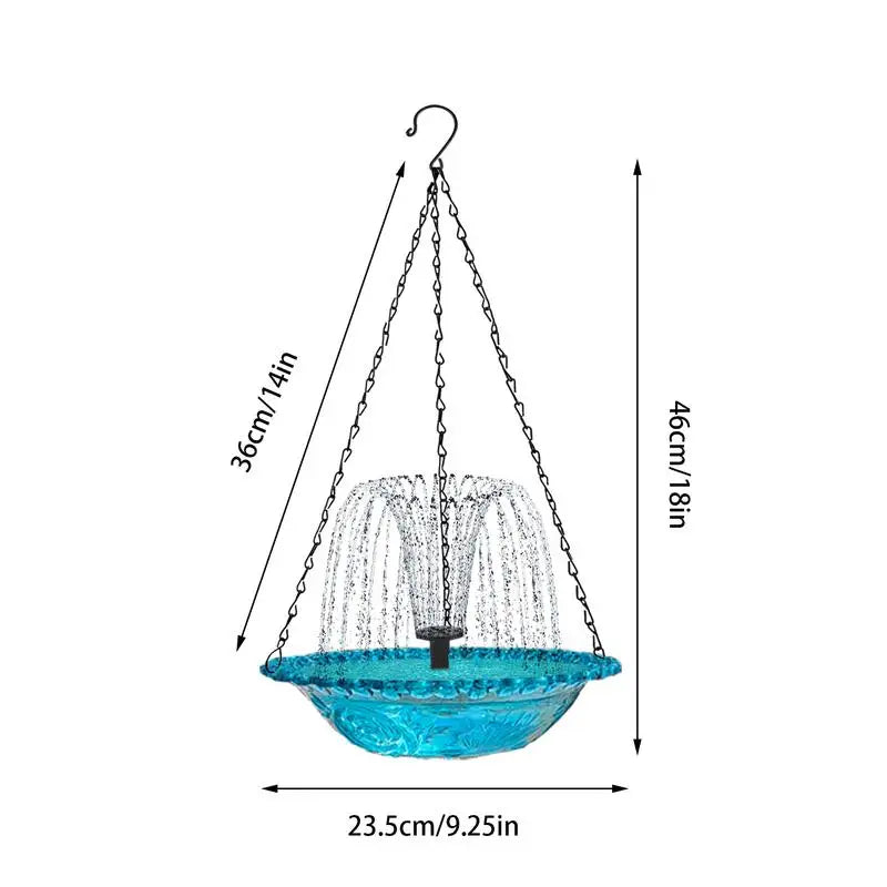 Bird Bath With Fountain Water Fountains Solar Powered Hummingbird Bath Bowl Outdoor Birdbath Bird Feeder Bird Baths For Outdoors