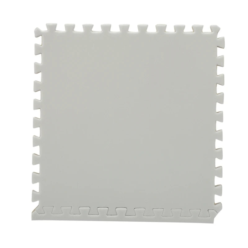 Kids 10 PCS Set Jigsaw Interlocking Ant-Fatigue Foam EVA Mat Flooring/Colors-Beige/Gray