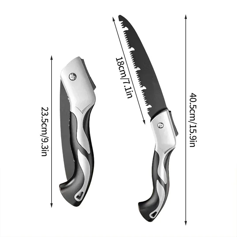 Folding Hand Saw Multifunctional Outdoor Logging Woodworking Folding Portable Garden Camping Pruning Saw Hand Tools