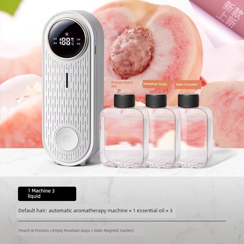MIJIA 6 Different Plant Extracts Fragrances Fruit-Flowers-Spices Automatic Timing Long-Lasting Small Air Fresheners Aroma Diffusers/Colors-White/Purple/Clear/Gold/Geometric/Multicolor