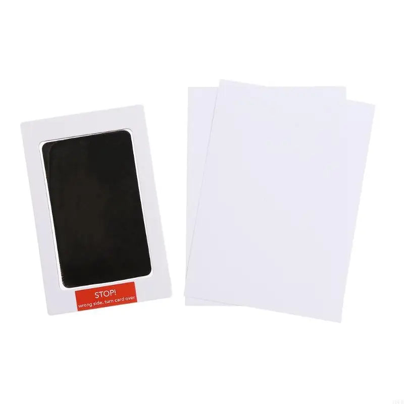 Babies Paper Keepsake Hand-Foot Prints Mess-Free Oil No-Smear Babies Clean Touch INK PADS/Colors-Black/White/Ages: Newborn 0-6 Months