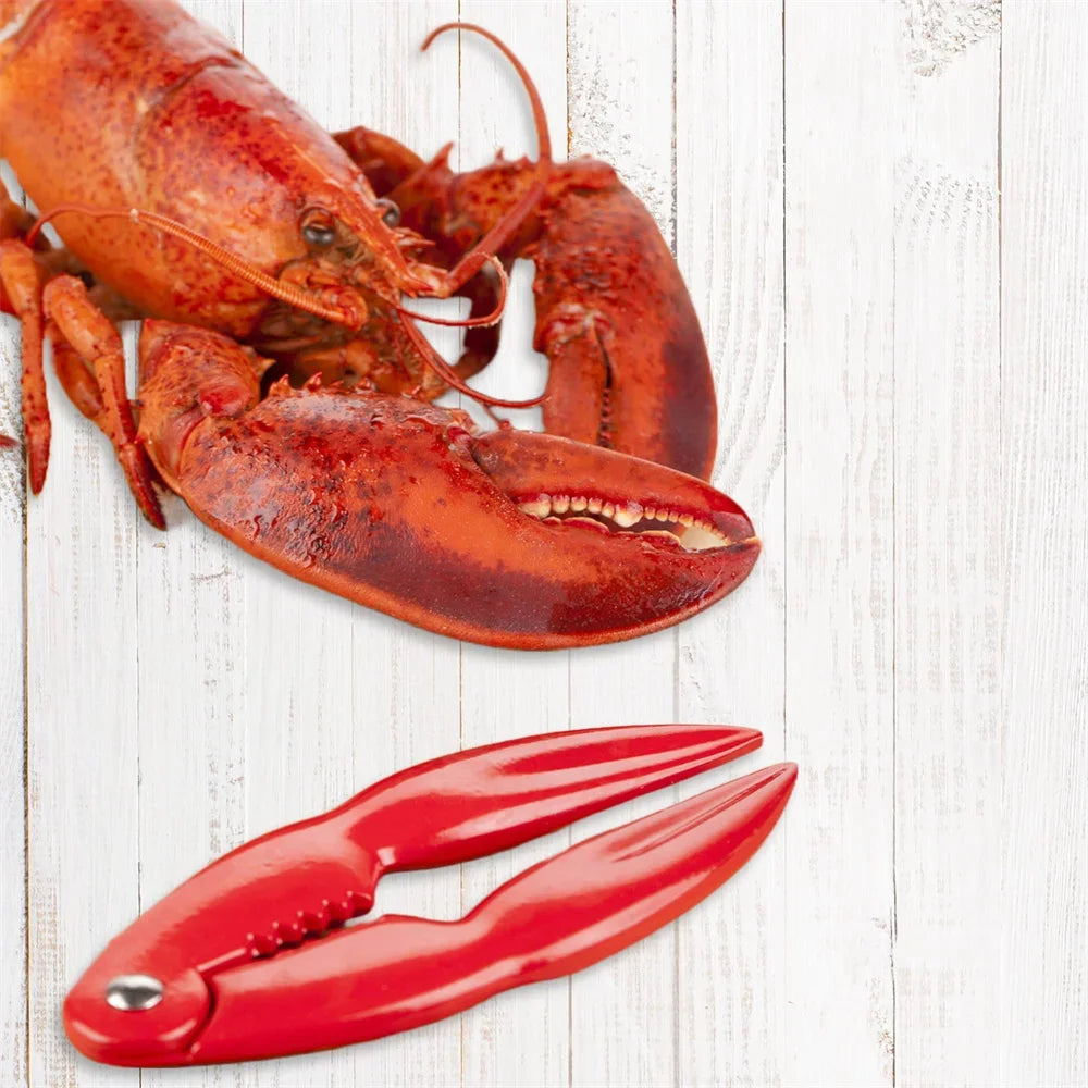 Kitchen Maine Man Seafood Lobster-Crab Cracker Pliers/Colors-Red/Silver
