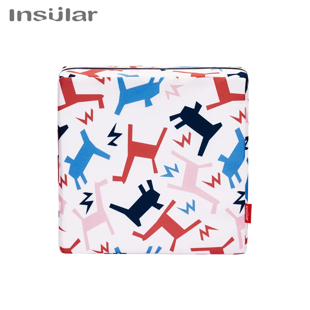 Babies Oxford Fabric Cute Cartoon Design Booster Cushion Seats/Colors-White/Blue/Navy/Rainbow/Floral/Geometric/Multicolor/Animals/Ages: 1-6 Years Old