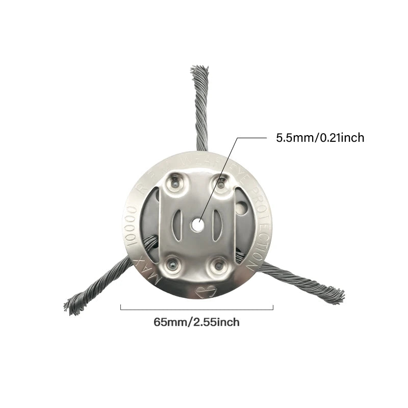 LUSQI Lithium Lawn Mower Head Universal Grass Trimmer Head Removal Of Weed Brushcutter Power Tools Parts For Home Garden