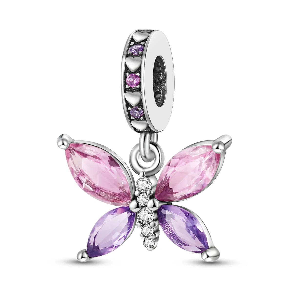 Fine Irregular Silver Plated Round Charms-Pendants Rope Link Bracelets/Colors-Silver/Pink/Multicolor/Floral/Animal