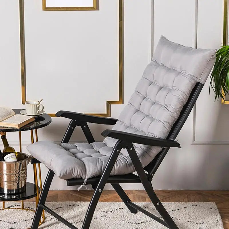 Anti-Slip Pearl Cotton Rocking Chair Recliner w/Cushion /Colors-Gray/Khaki Brown/Multicolor/