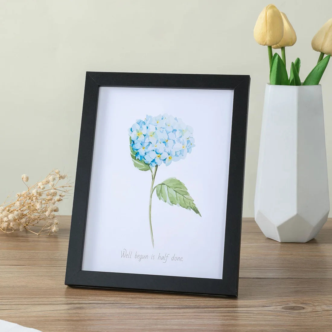 Modern Rectangle Brown Wood Standing-Hanging Photo Frames/ Many Various Sizes: 5 x7 inch/5 x 9 inch/11 x 15 inch