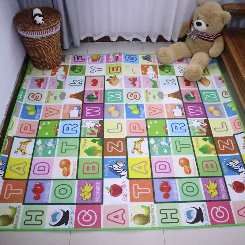 Babies Kids Rectangle Early Educational Development Colorful Thick Soft Foam-Plastic Aluminum Covered Bottom Play Rugs / Ages: 12 Months-12 + Years Old/Colors-Animals/Multicolor