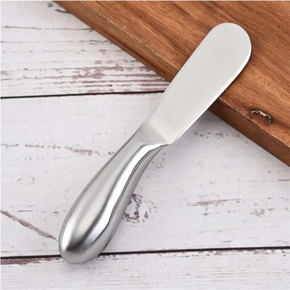 Kitchen Smooth Silver Stainless Steel Butter Knife /Corrosion Resistance