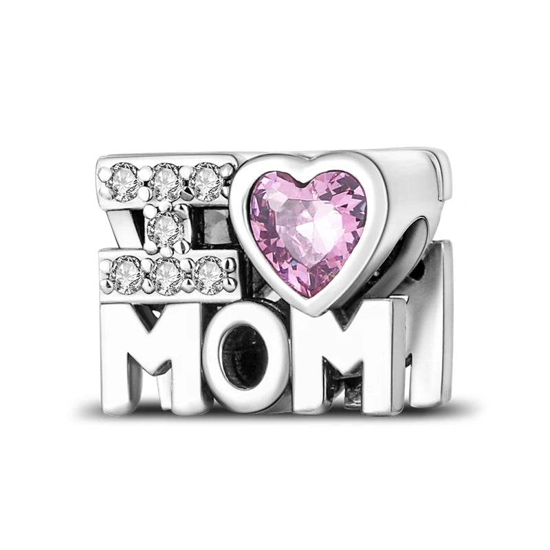 Fine Irregular Silver Plated Round Charms-Pendants Rope Link Bracelets/Colors-Silver/Pink/Multicolor/Floral/Animal