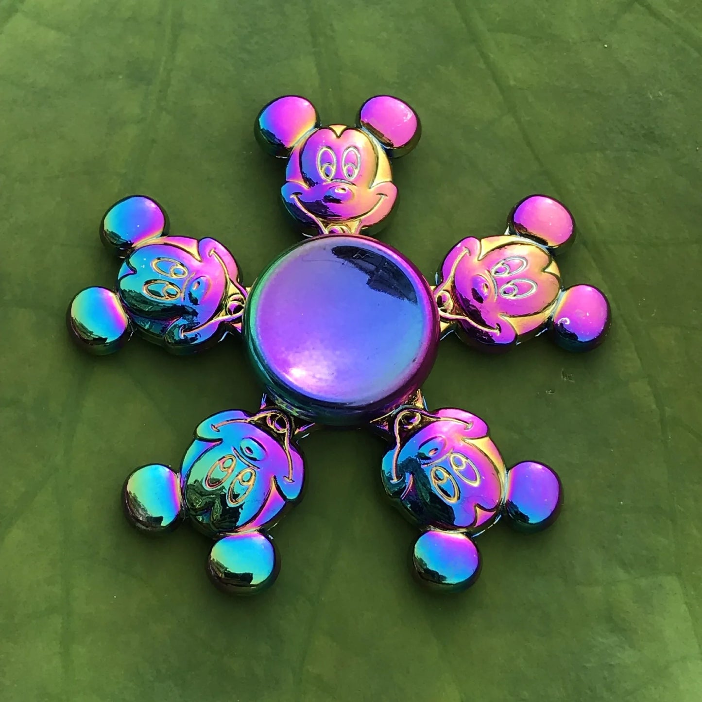 Rainbow High Speed Stainless Steel Bearings Spinning Fidget Toys For Adult Teens/ Ages 13-18 Years Old or Older/Colors-Multicolor/Rainbow/Purple