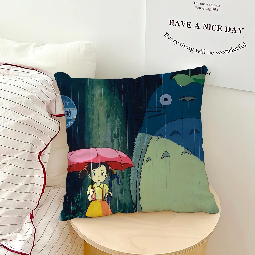 100% Polyester Square Kawaii Cute Pillowcases/ Colors-Multicolor