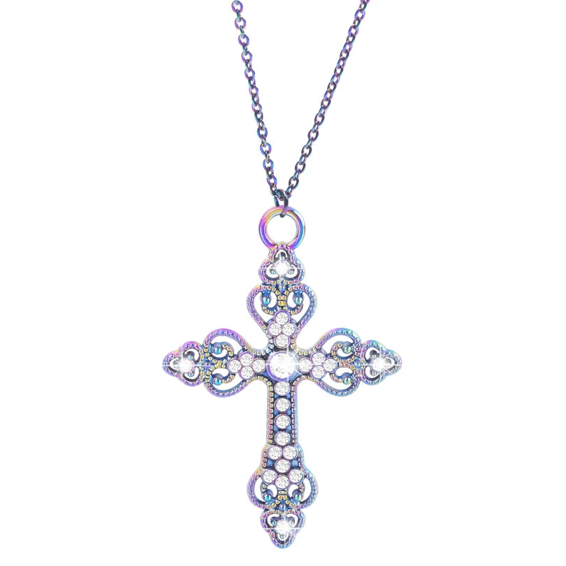 Adult's Multicolor Stainless Steel Imitation Necklaces