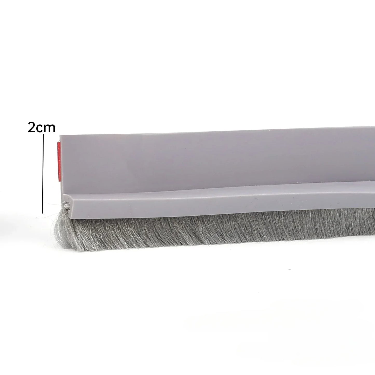 5/3/1M Door Bottom Brush Seal Strip with Brush Dust Prevent Rubber Blocker Insect Proof Reduce Noise Self Adhesive Seal Strips