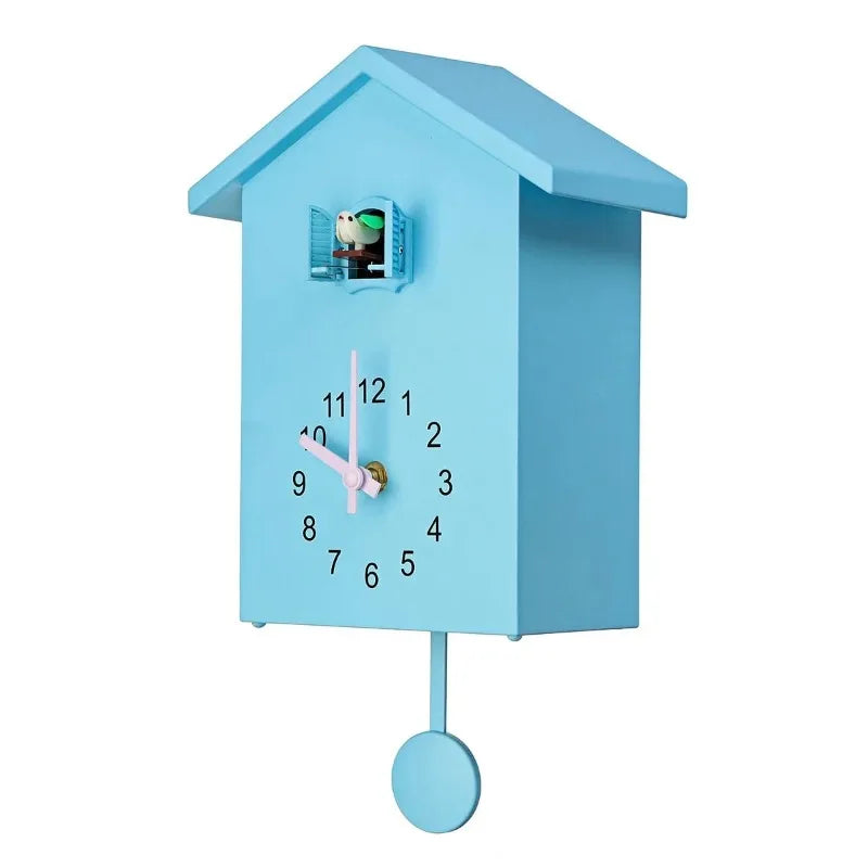 1PC Modern Bird Cuckoo Quartz Wall Clock Home Living Room Horologe Clocks Timer Office Home Decoration Gifts Hanging Watch