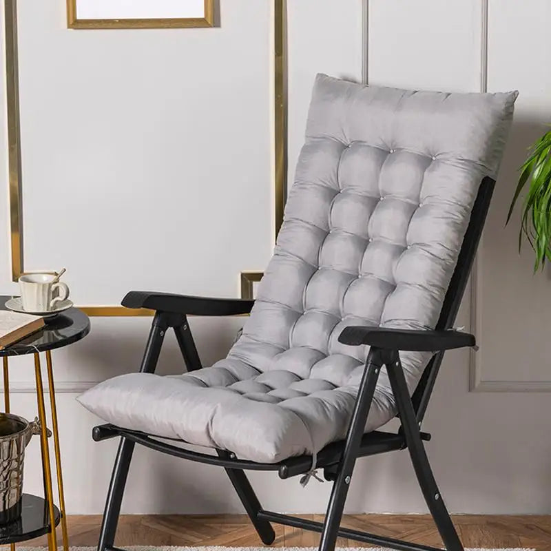 Anti-Slip Pearl Cotton Rocking Chair Recliner w/Cushion /Colors-Gray/Khaki Brown/Multicolor/