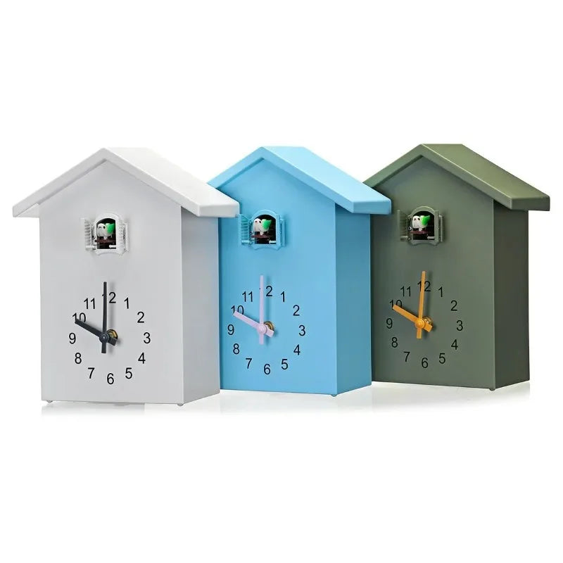 1PC Modern Bird Cuckoo Quartz Wall Clock Home Living Room Horologe Clocks Timer Office Home Decoration Gifts Hanging Watch