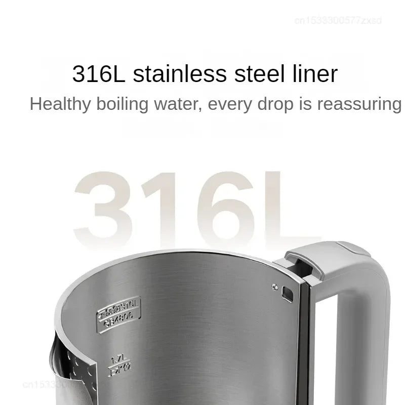 Xiaomi Mijia Stainless Steel Electric Insulated Hot Water Kettles/AC-Powered/Silver/White